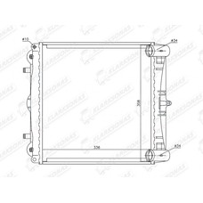 Радіатор PORSCHE BOXSTER