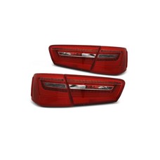 ФАРИ AUDI A6 C7 11-10.14 ЧЕРВОНО-БІЛІ LED