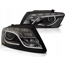 ФАРИ AUDI Q5 11/08 - 09/12 DAYLIGHT BLACK