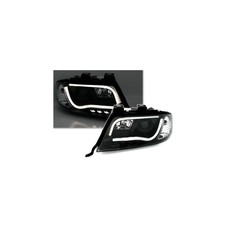ФАРИ ПЕРЕДНІ AUDI A6 01-04 TFL TUBE LIGHT BLACK
