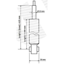 Амортизатор VOLKSWAGEN 15 -