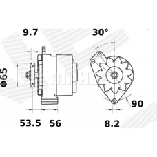ГЕНЕРАТОР VOLKSWAGEN RTER T3