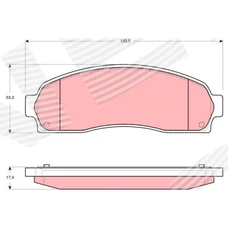 ГАЛЬМІВНІ КОЛОДКИ FORD EXPLORER