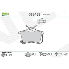 ГАЛЬМІВНІ КОЛОДКИ CITROEN C4