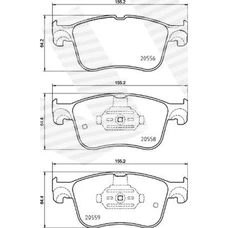 ГАЛЬМІВНІ КОЛОДКИ FORD KUGA