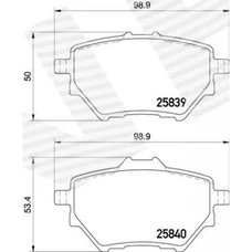 ГАЛЬМІВНІ КОЛОДКИ CITROEN C4