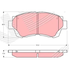 ГАЛЬМІВНІ КОЛОДКИ TOYOTA SIENNA