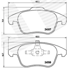 ГАЛЬМІВНІ КОЛОДКИ OPEL MOKKA