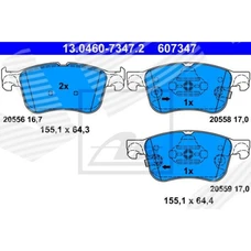 ГАЛЬМІВНІ КОЛОДКИ FORD KUGA
