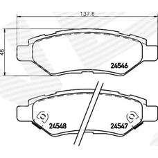ГАЛЬМІВНІ КОЛОДКИ FORD KUGA