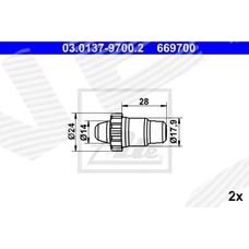 КОМПЛЕКТ ПРИНАДЛЕЖНОСТЕЙ ДЛЯ РУЧНОГО ТОРМОЗА PORSCHE PANAMERA (971)