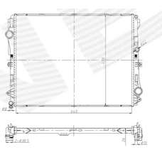 Радіатор MERCEDES BENZ VITO/V-CLASS (W447)