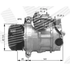 КОМПРЕСОР КОНДИЦІОНЕРА MERCEDES BENZ (SLK-KL R172)