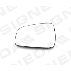 СТЕКЛО ЗЕРКАЛА ЗАДНЕГО ВИДА RENAULT LOGAN (SD)