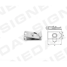 ПЛАСТМАСОВІ КРІПЛЕННЯ VOLKSWAGEN (B2)
