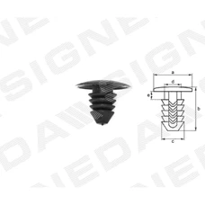 ПЛАСТМАСОВІ КРІПЛЕННЯ VOLKSWAGEN 02.92 - 09.98