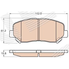 ГАЛЬМІВНІ КОЛОДКИ MAZDA CX-5