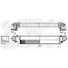ИНТЕРКУЛЕР MERCEDES BENZ (CLC-KL CL203)