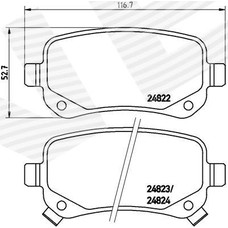 ГАЛЬМІВНІ КОЛОДКИ LANCIA VOYAGER (RT)