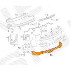 СПОЙЛЕР БАМПЕРУ CHEVROLET VOLT