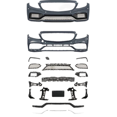 Передній бампер – C63 AMG LOOK – Mercedes Benz (C-Class W205) PBZ04174C63